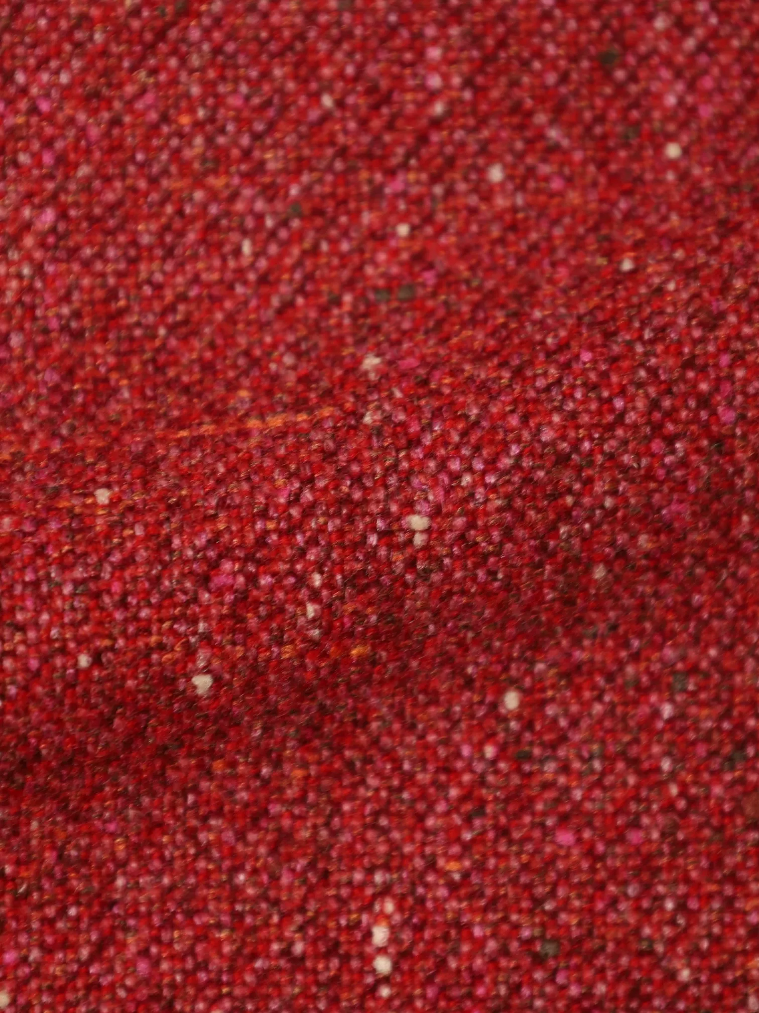 Loro Piana Coral Red Silk & Cashmere Donegal Sartorial Jacket
