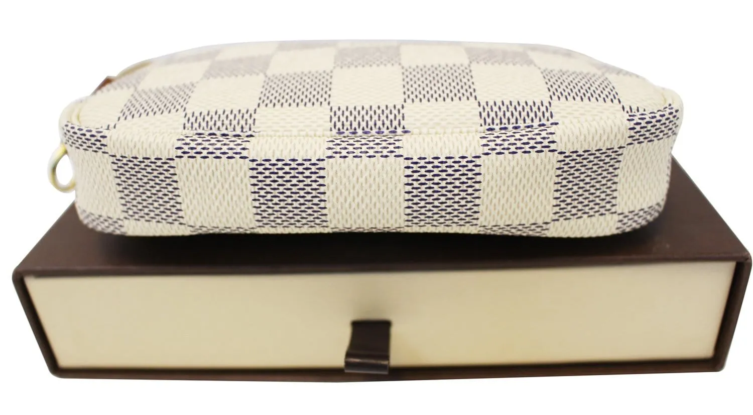 LOUIS VUITTON Damier Azur Mini Accessories Pochette Bag