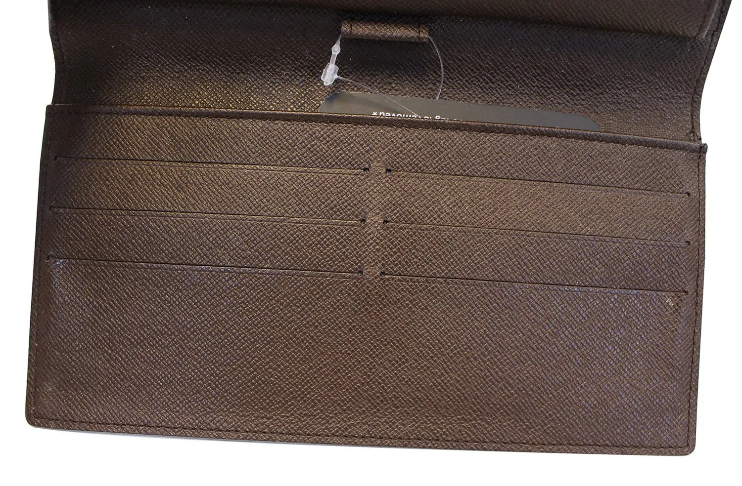 LOUIS VUITTON Damier Ebene Sarah Long Bifold Wallet