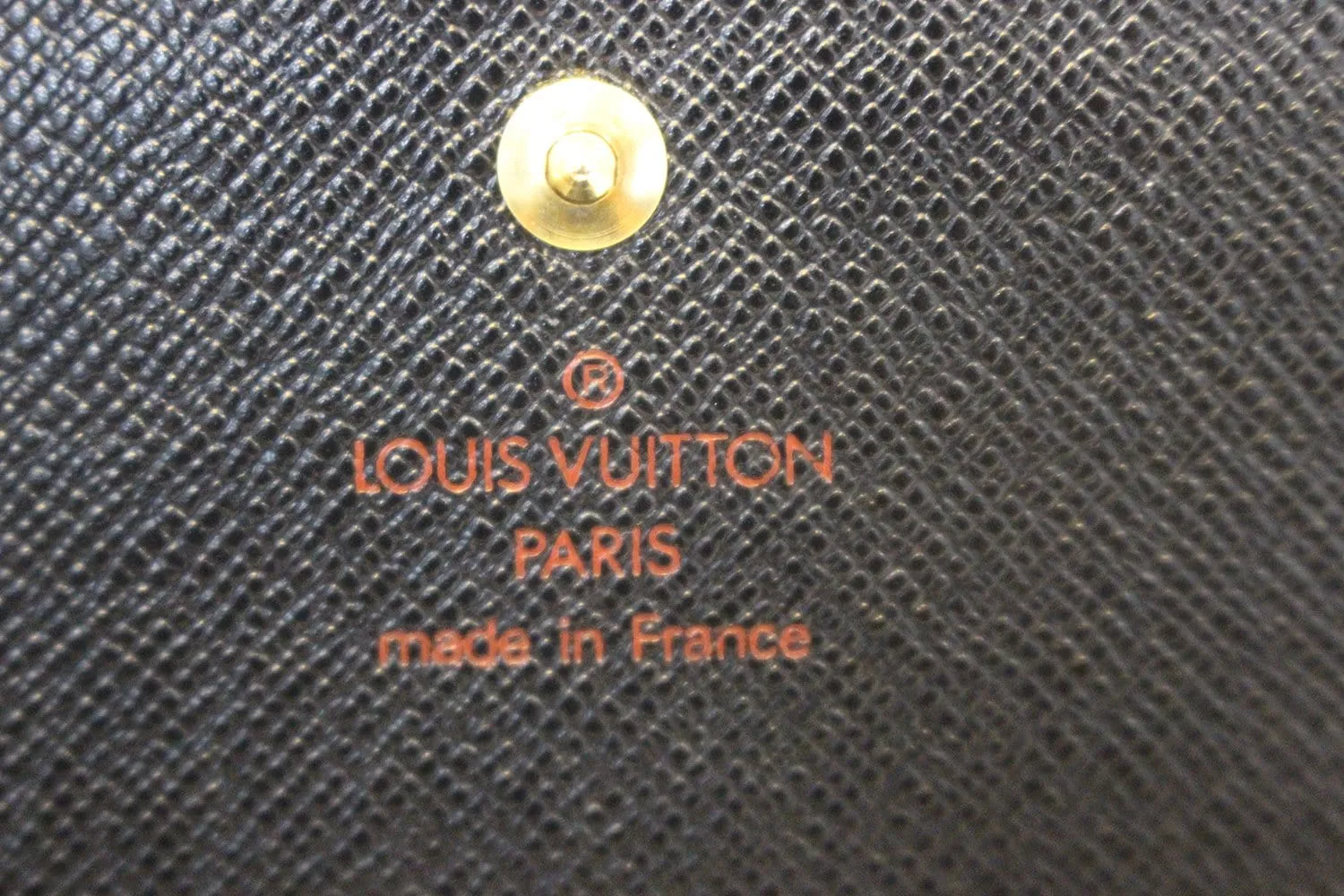 LOUIS VUITTON Epi Porte Tresor International Black Wallet