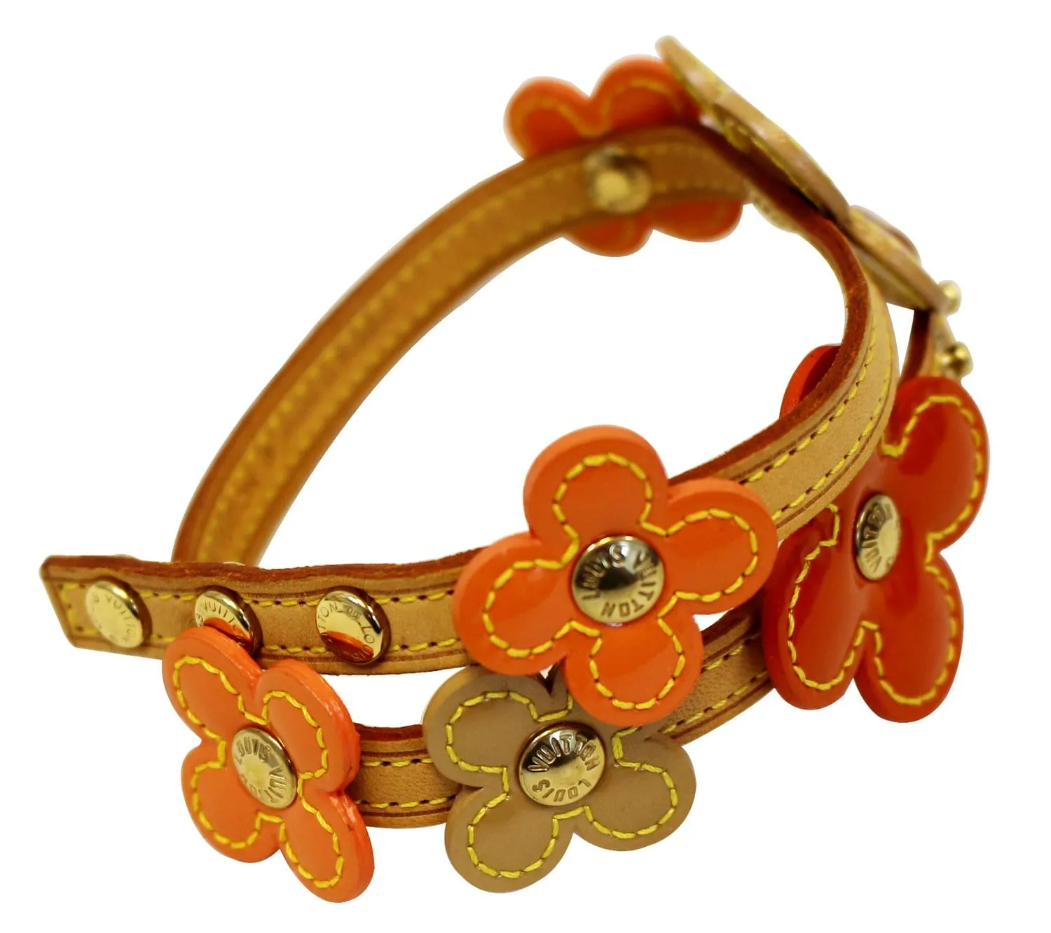 LOUIS VUITTON Monogram Vernis Lexington Fleurs Bracelet