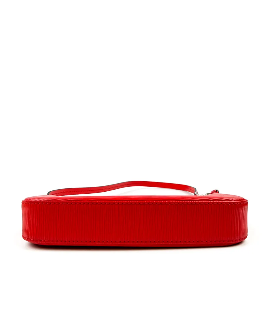 Louis Vuitton Pochette Accessories Epi Red