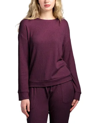 Lounge Sweater - Wine FINAL SALE