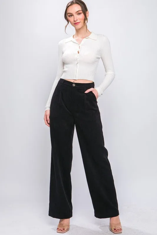 Love Tree Corduroy Trouser Pants