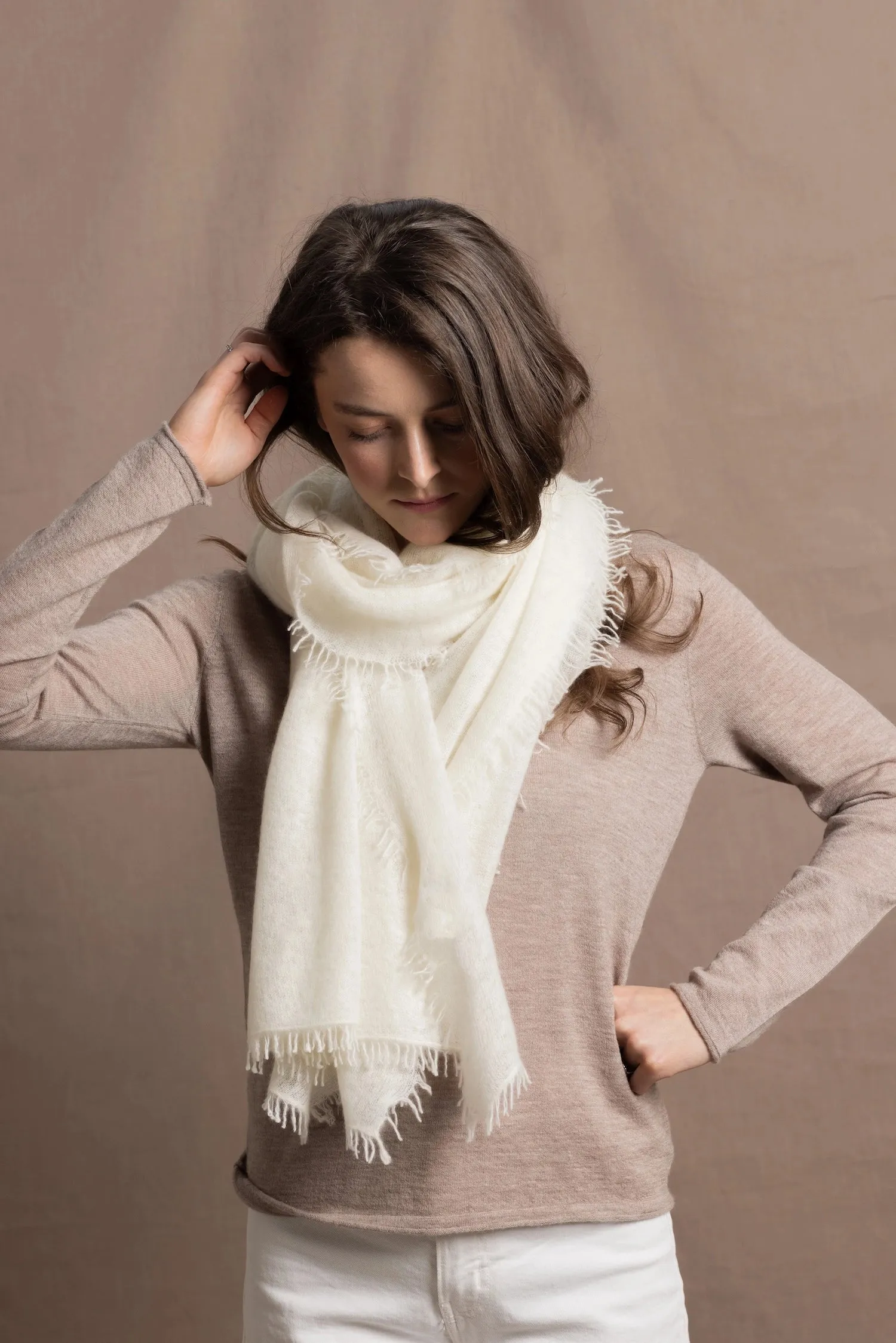 Luna Cashmere V-Neck Sweater