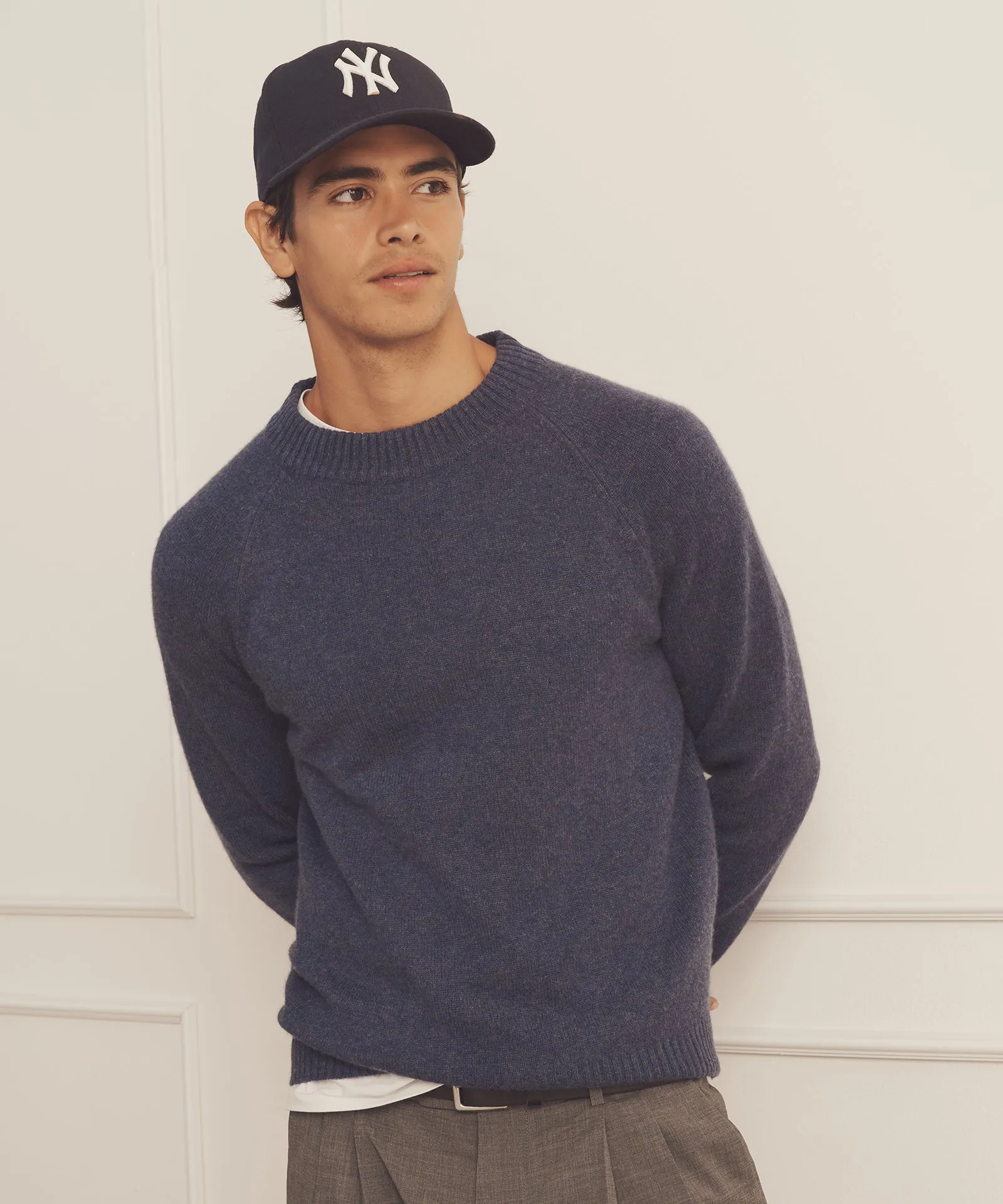 Luxe Cashmere Raglan Crewneck