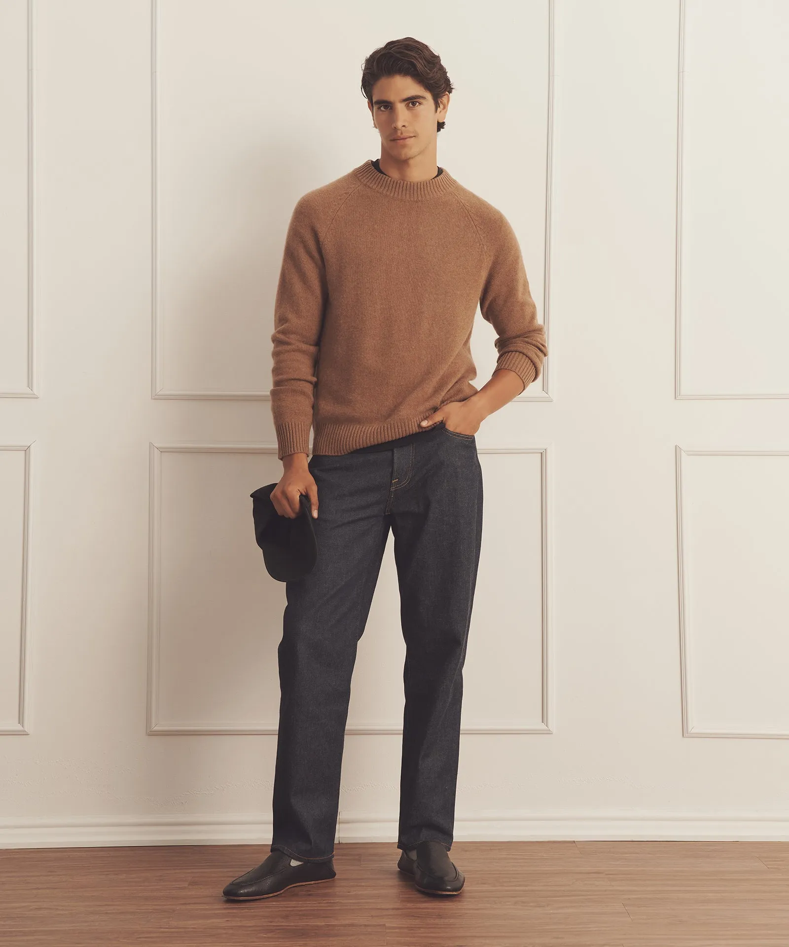 Luxe Cashmere Raglan Crewneck