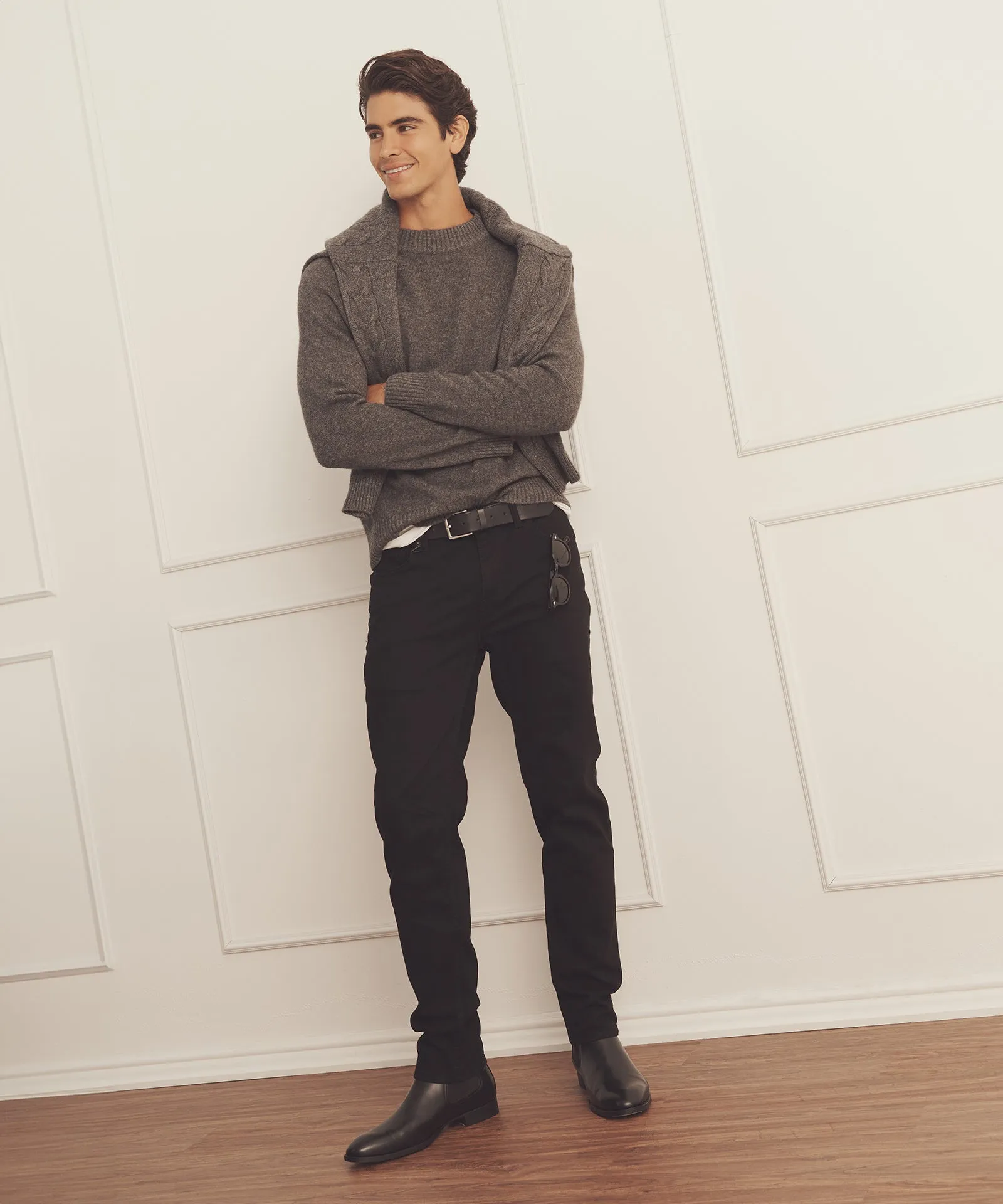 Luxe Cashmere Raglan Crewneck