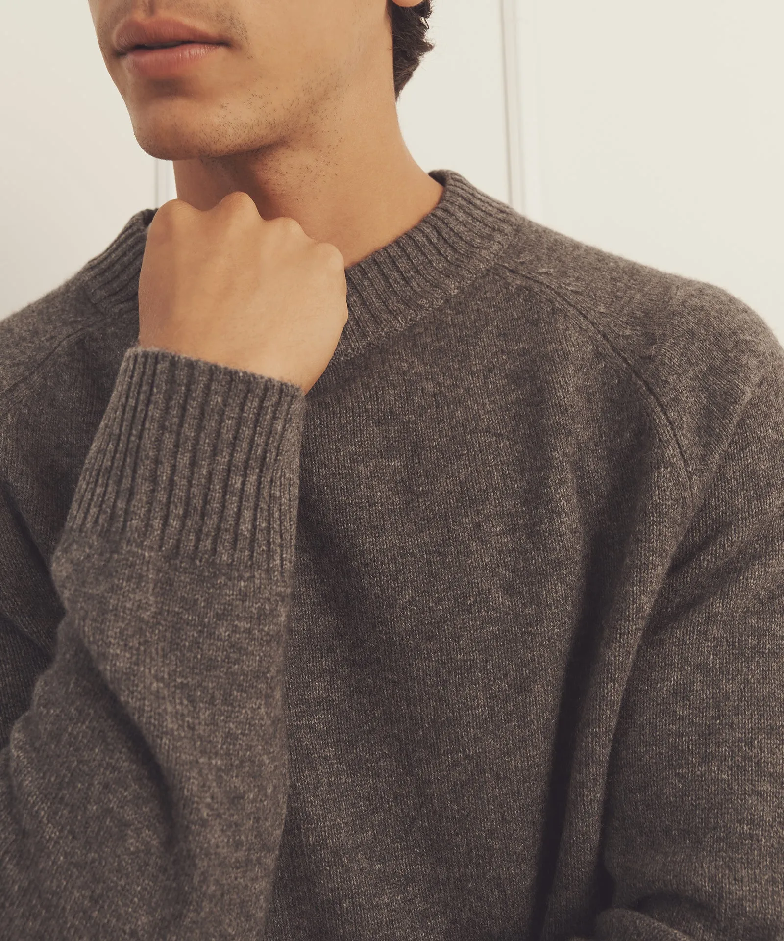 Luxe Cashmere Raglan Crewneck
