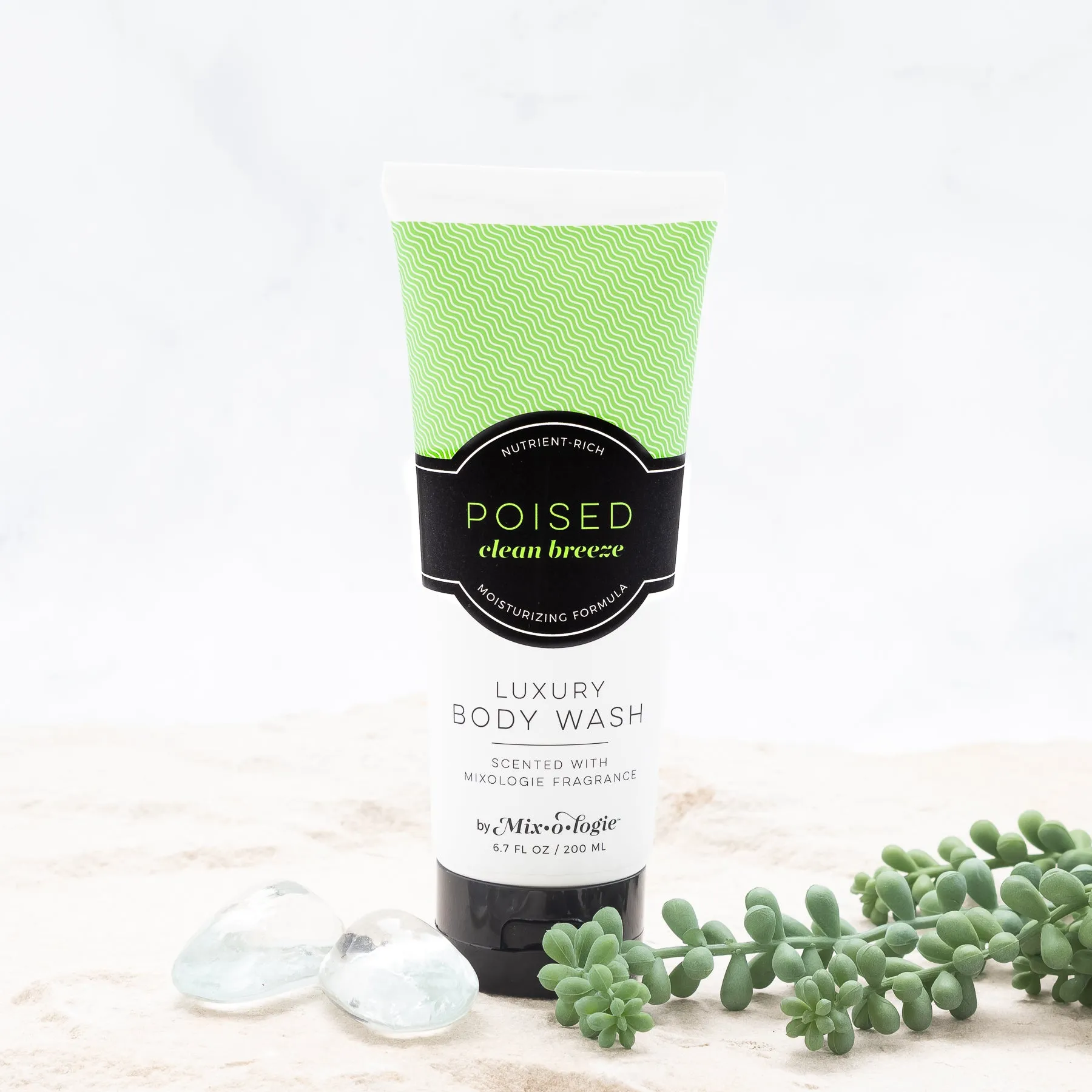 Luxury Body Wash & Shower Gel - Poised (clean breeze) scent