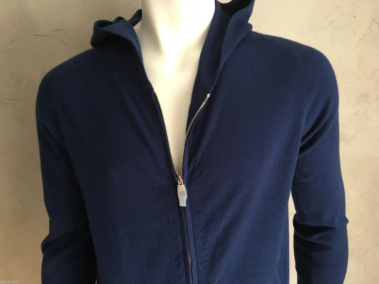 Luxury Cashmere Zip Up Hoodie