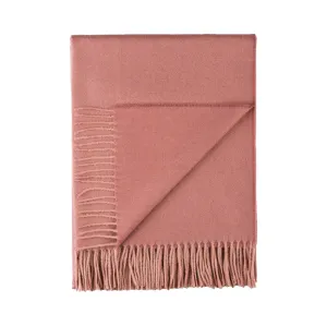 Luxury Quality Alpaca Throw Persimmon