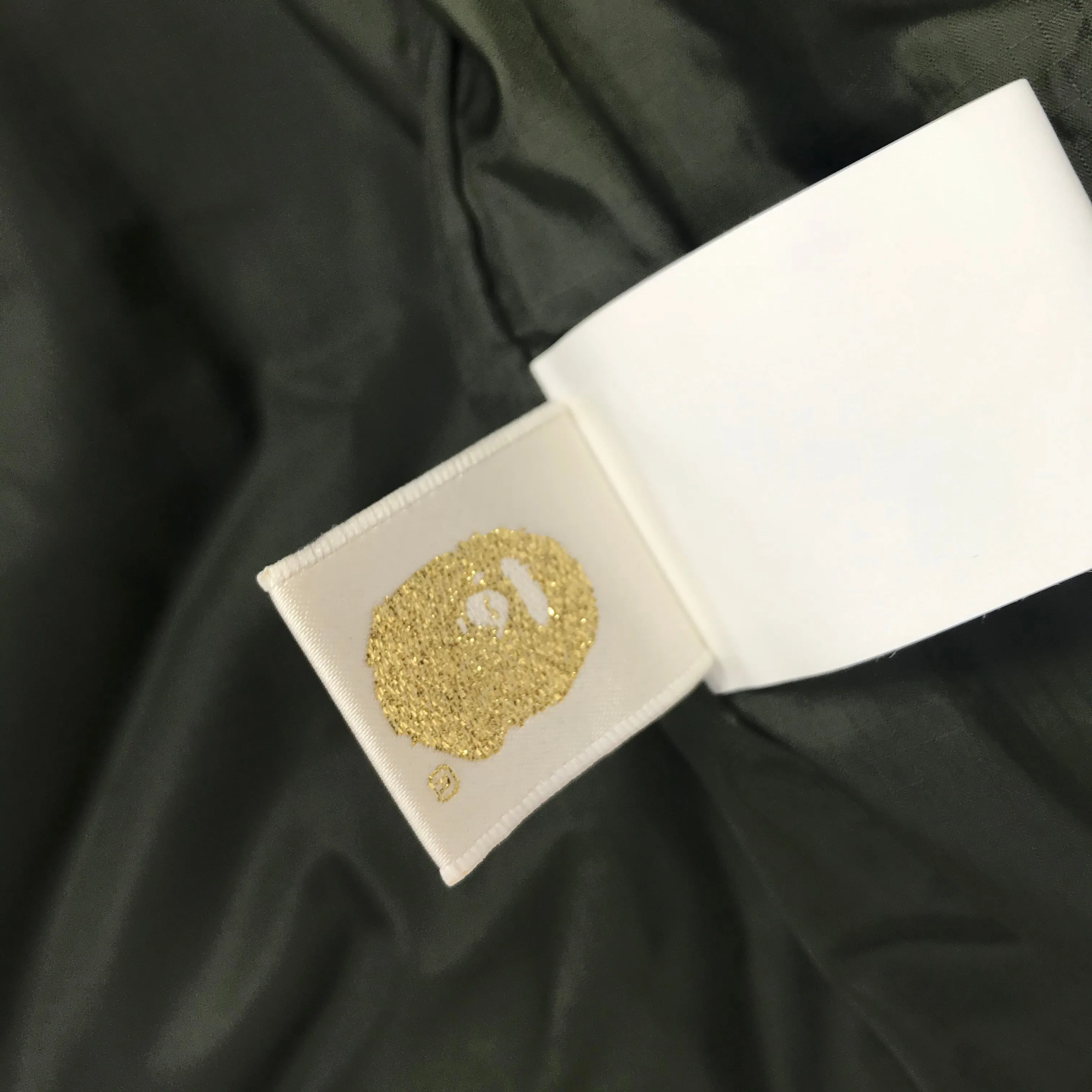 [M] DS! A Bathing Ape Bape N-3B Puffer Down Jacket Olive