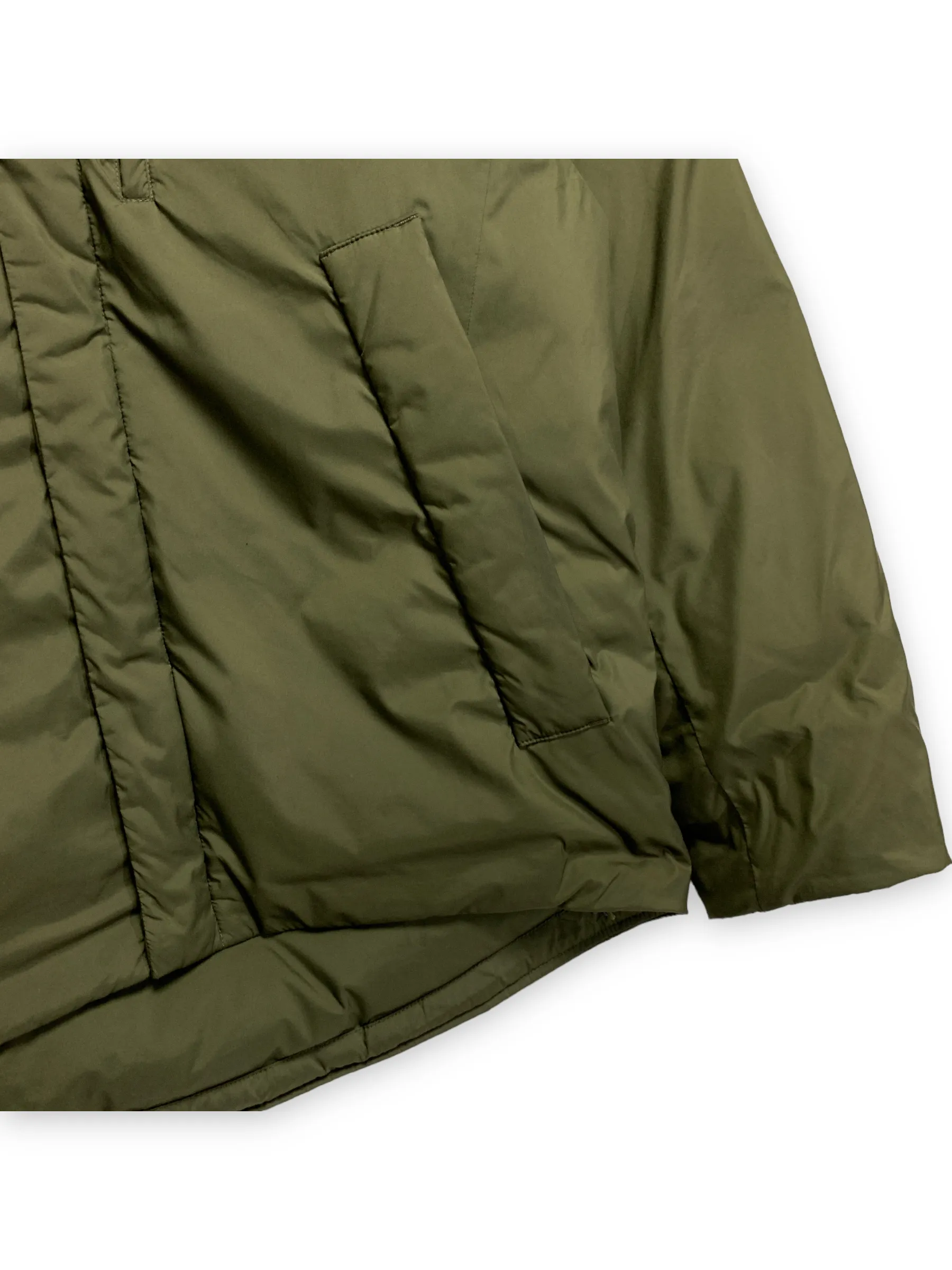[M] Number Nine Logo Down Puffer Jacket Olive