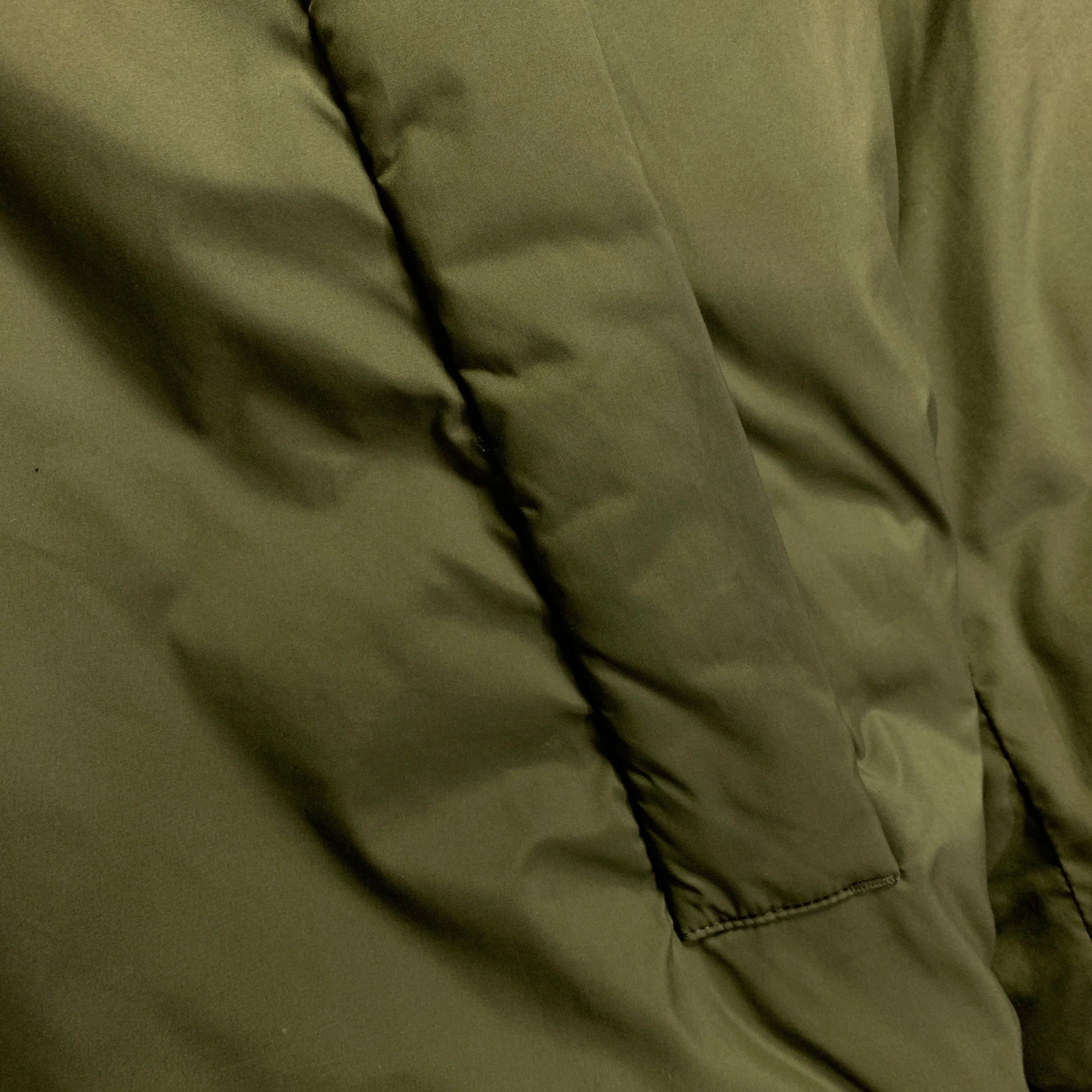 [M] Number Nine Logo Down Puffer Jacket Olive