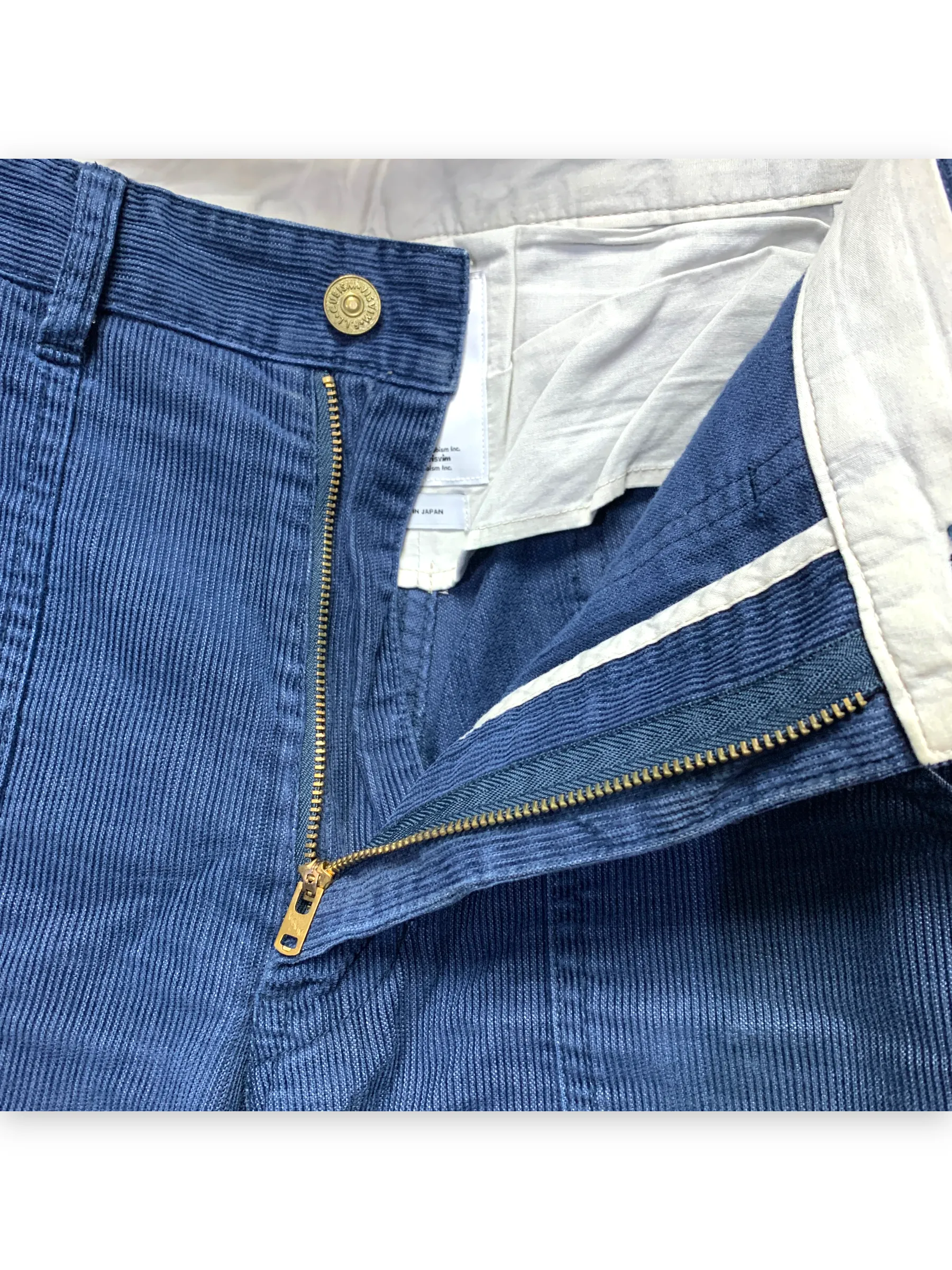 [M] Visvim 13SS Scout Corduroy Slub Pants Indigo
