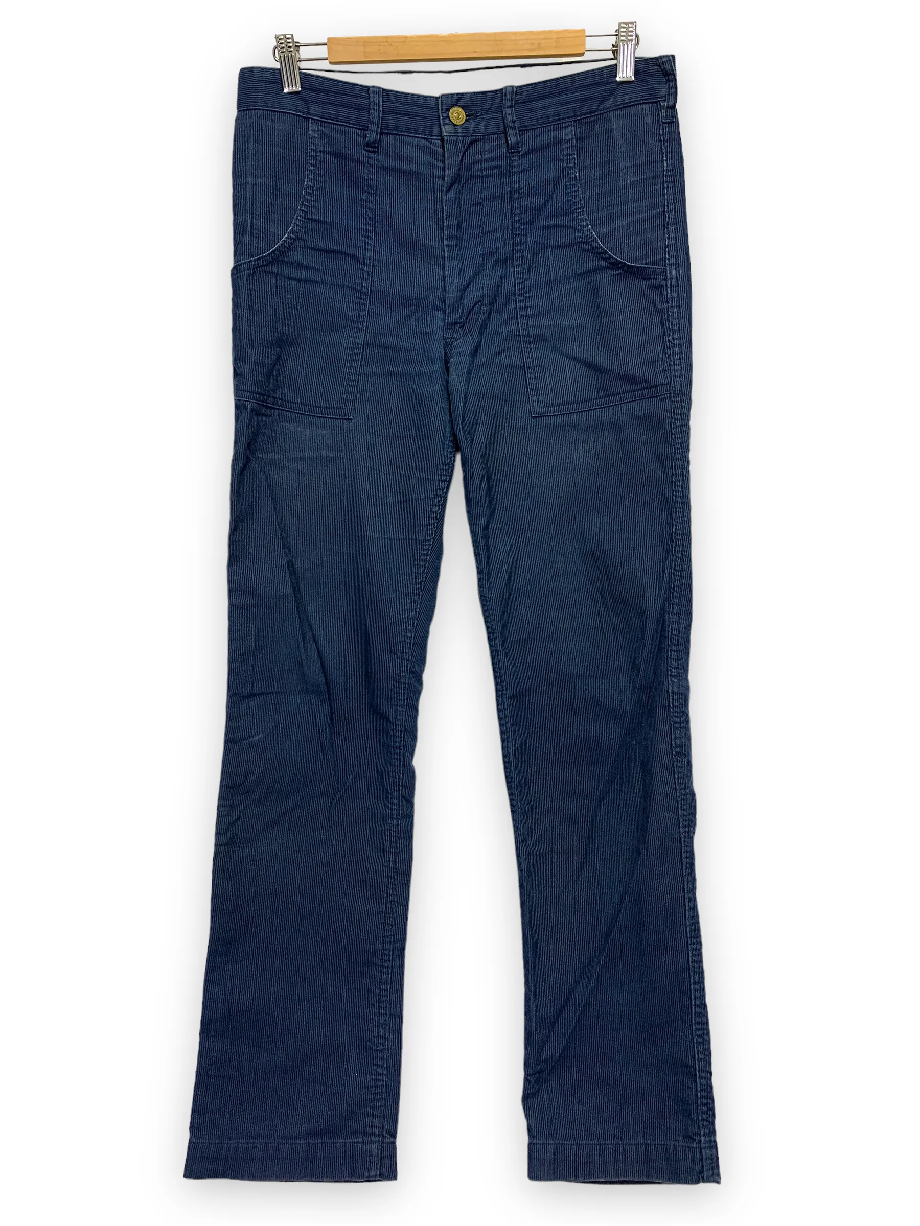[M] Visvim 13SS Scout Corduroy Slub Pants Indigo
