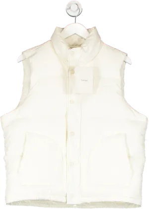 Madhappy Cream Winter Puffer Vest UK XS