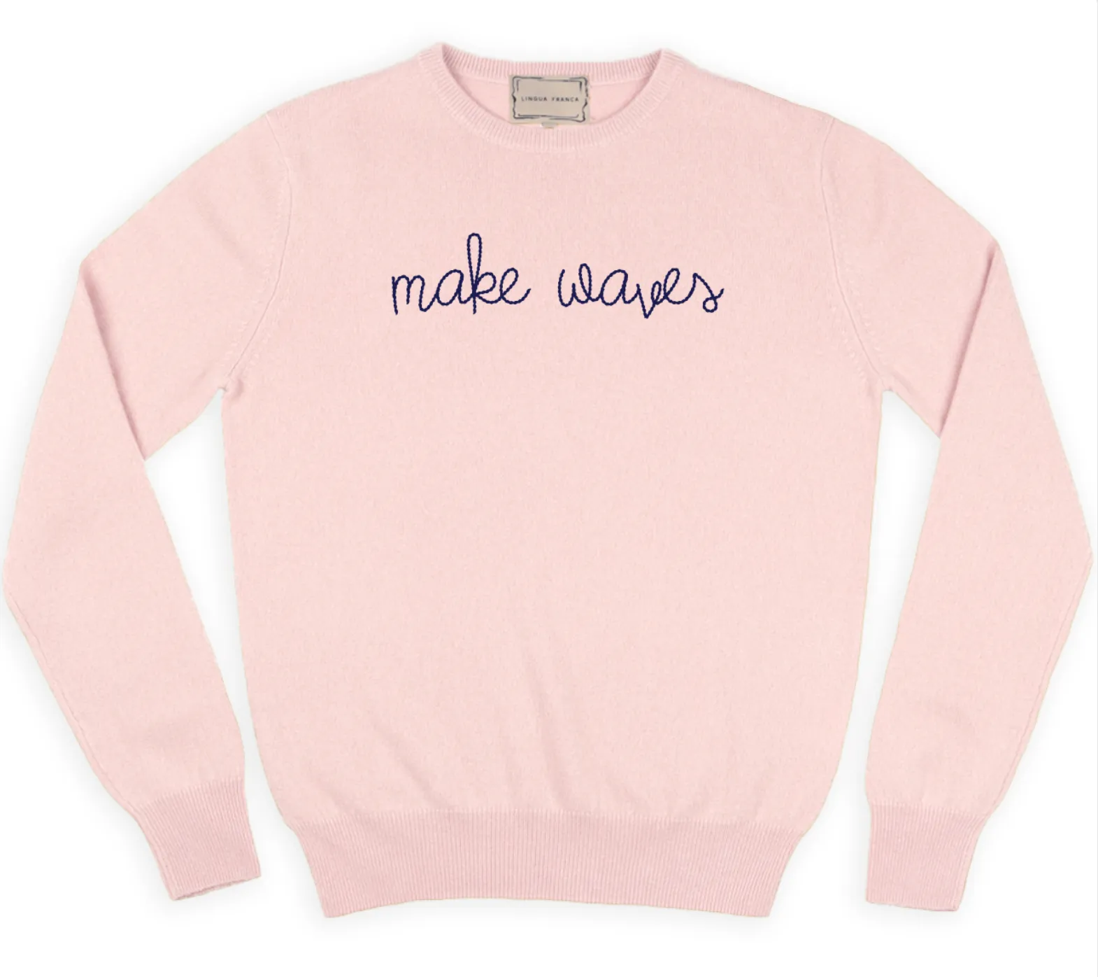 Make Waves Cashmere Sweater
