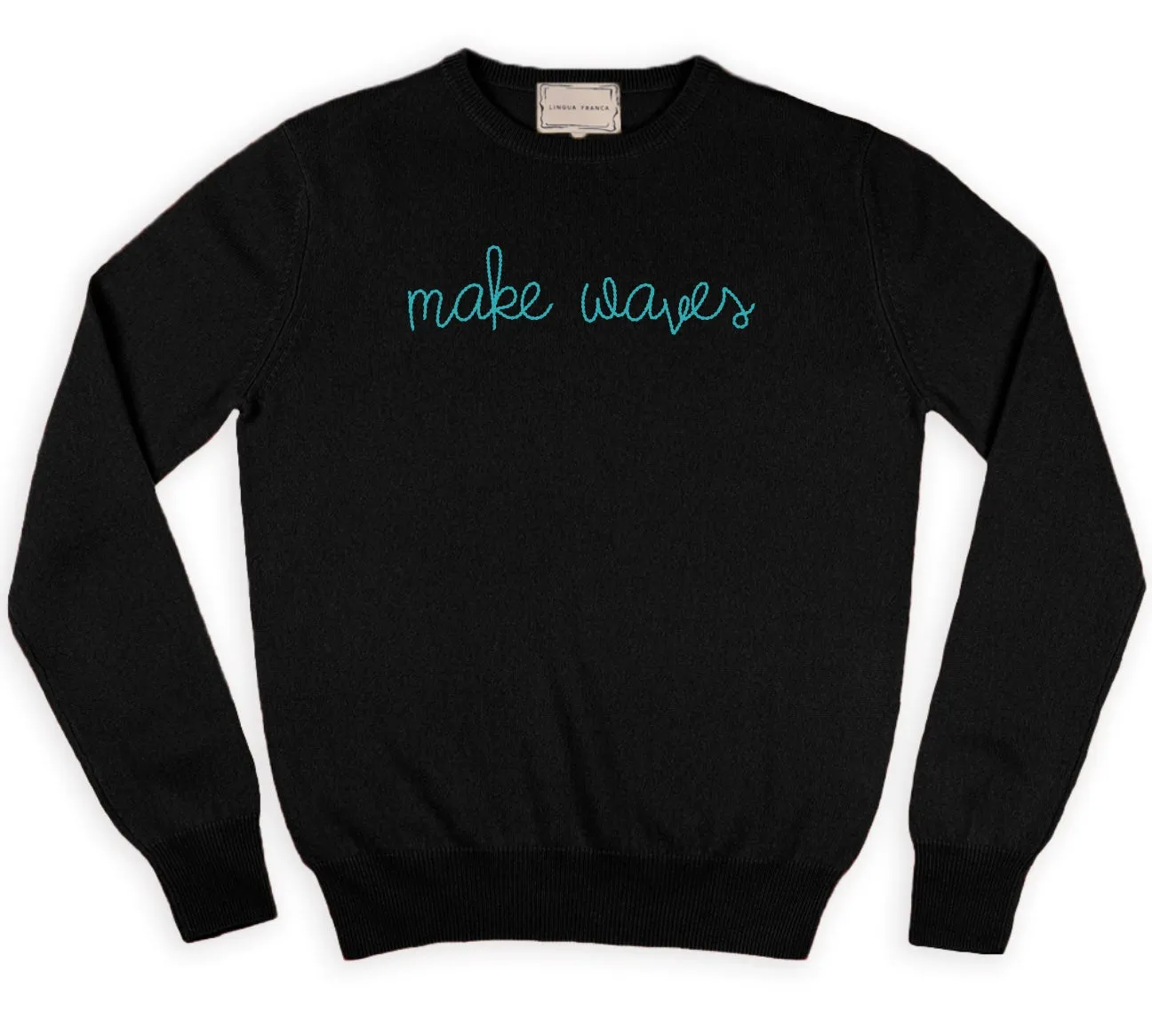 Make Waves Cashmere Sweater