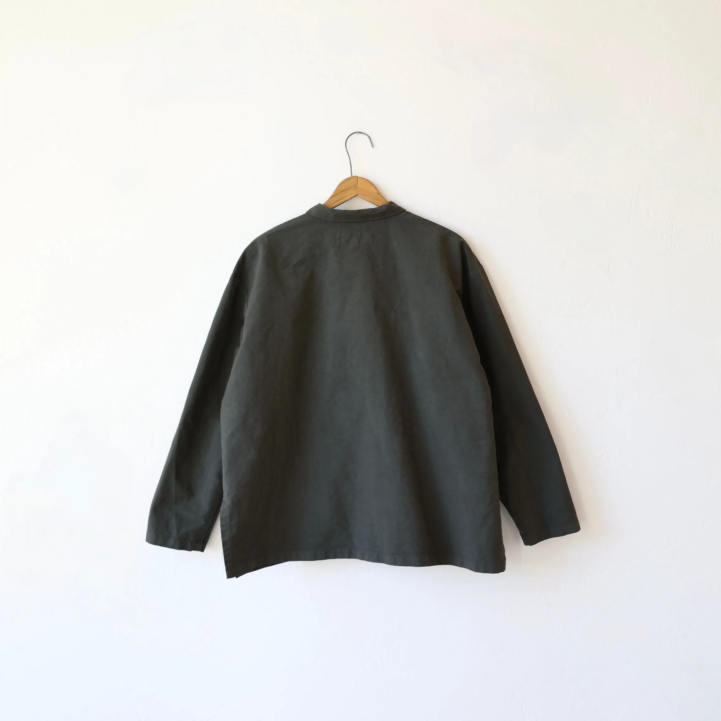 Manuelle Guibal Brushed Cotton Shirt Jacket - Magnetic Khaki