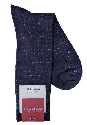 Marcoliani 4724 Mousse of Modal Micro Dots Socks