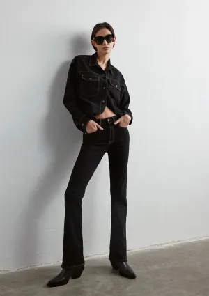 Maria Black Gold Denim Jean Pants