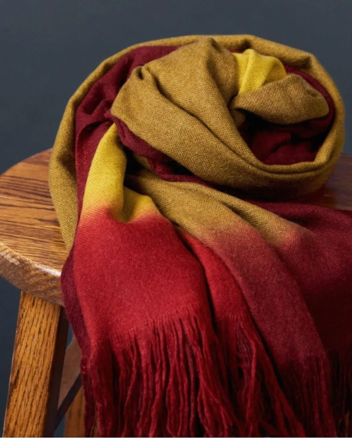 Marigold Merino Throw / Blanket