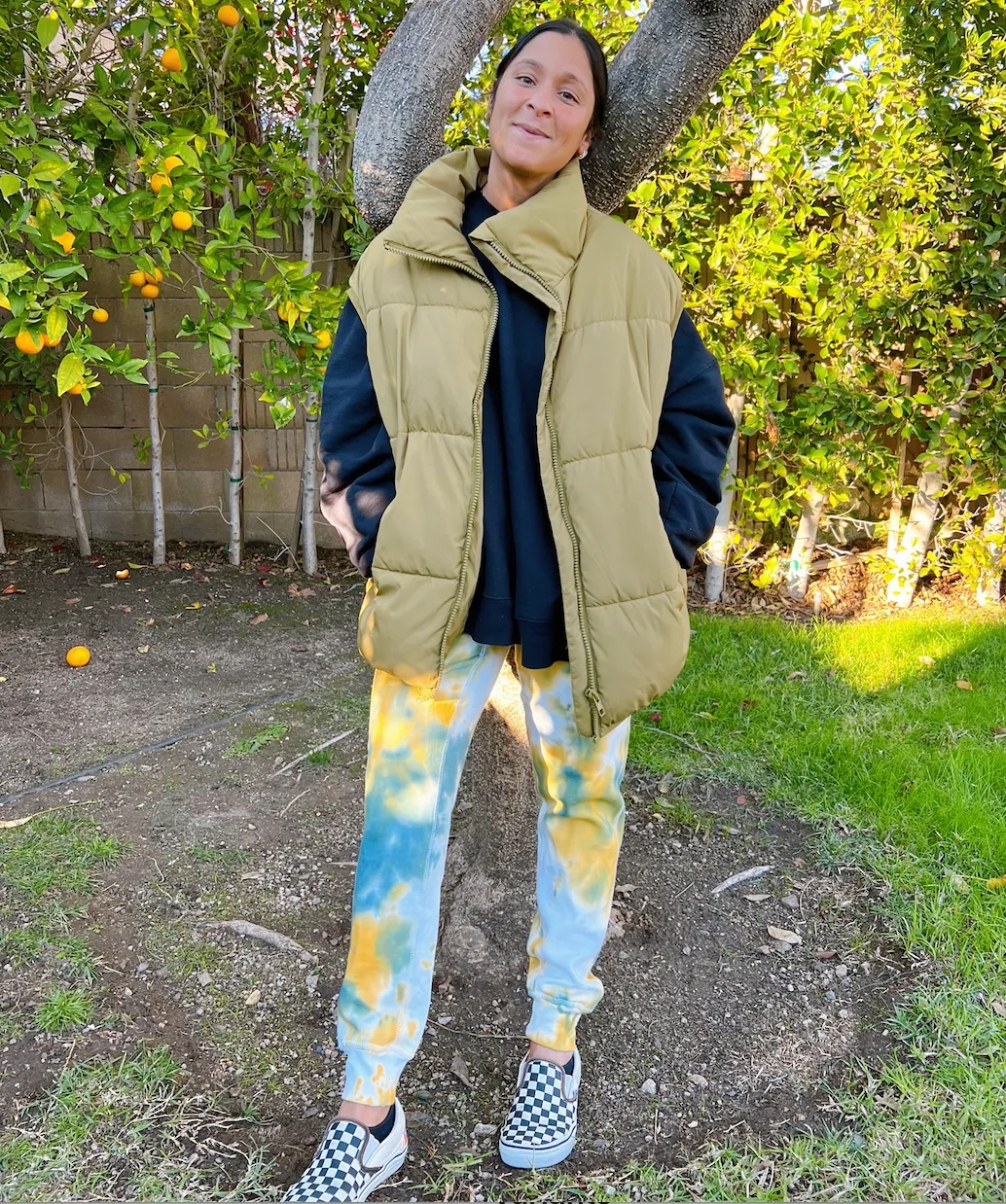 Marigold Tie Dye Joggers