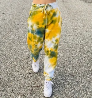 Marigold Tie Dye Joggers