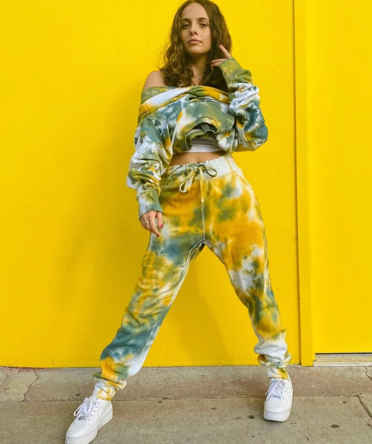 Marigold Tie Dye Joggers