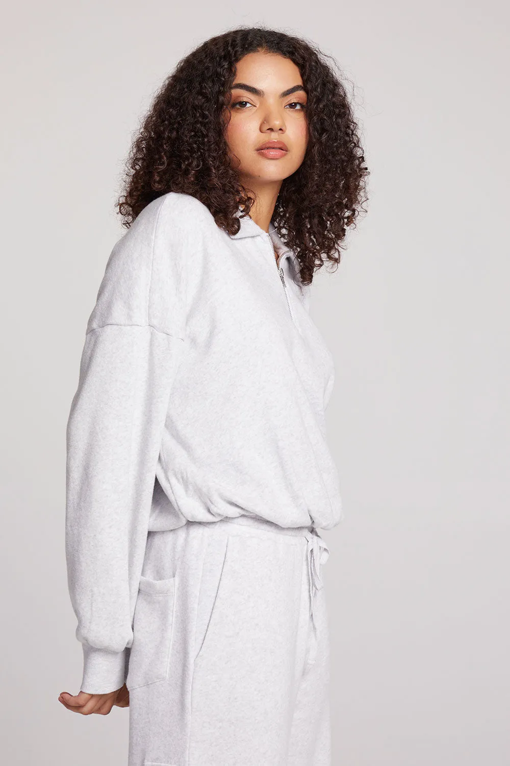 Marsela Light Heather Grey Pullover