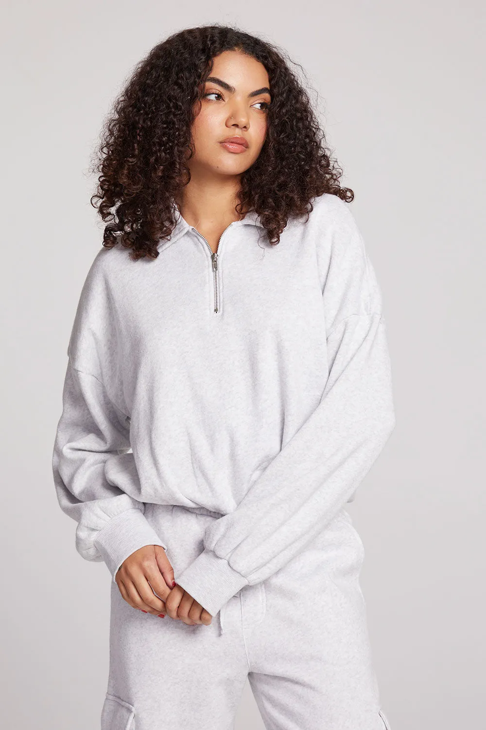 Marsela Light Heather Grey Pullover