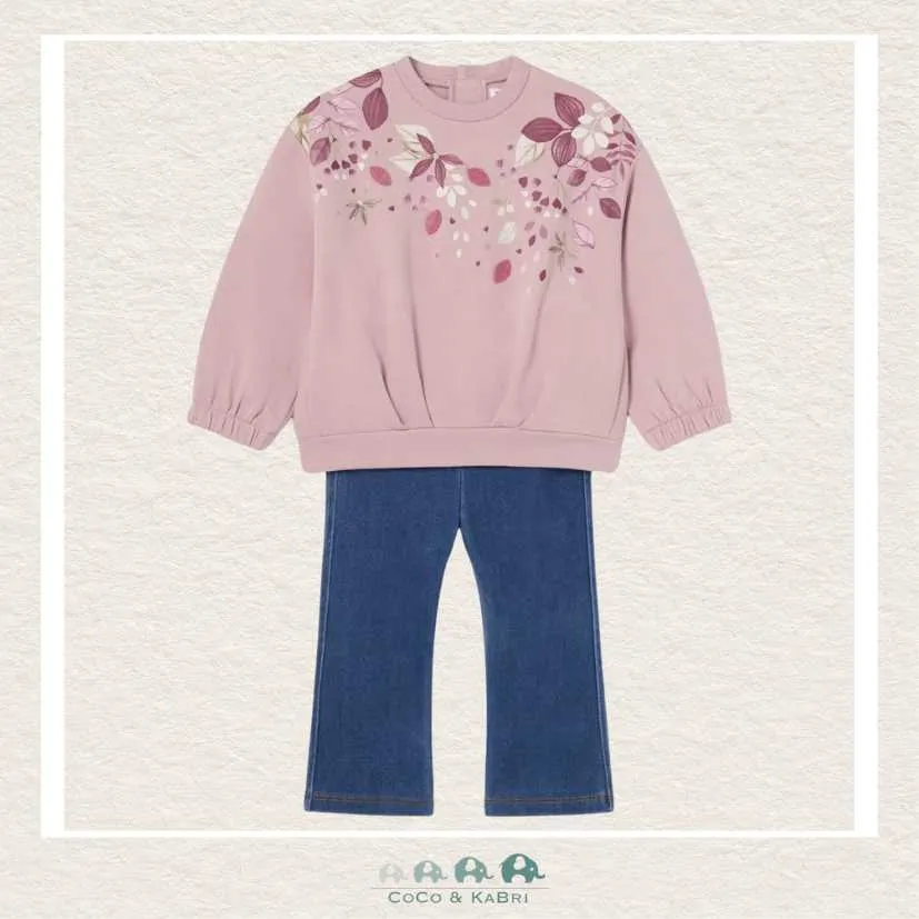 Mayoral Baby Girl Sweatshirt & Denim Pants
