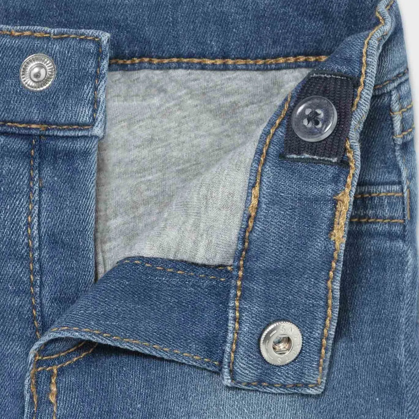 Mayoral Lined Denim Pants - Medium