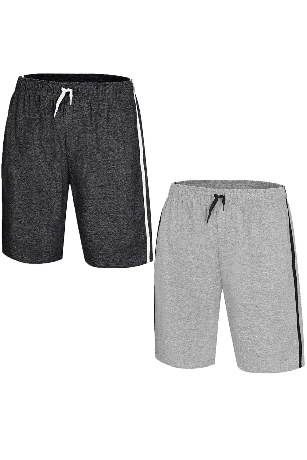 Mens Cotton Loungewear Shorts - Pack of 2