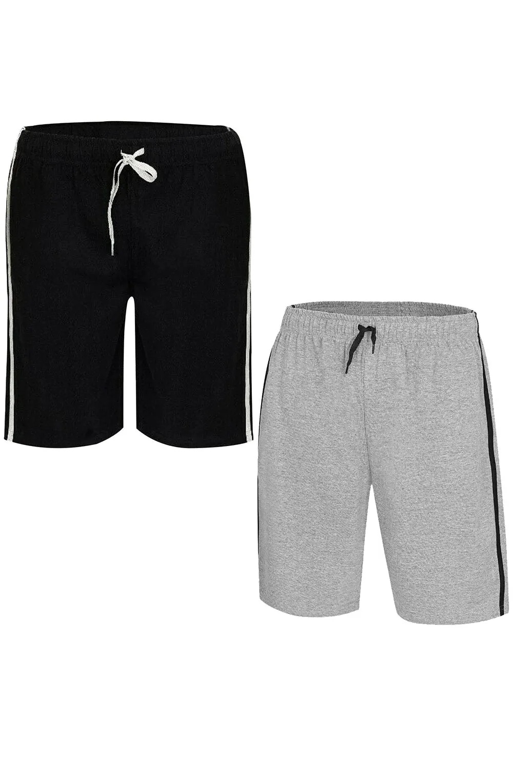 Mens Cotton Loungewear Shorts - Pack of 2