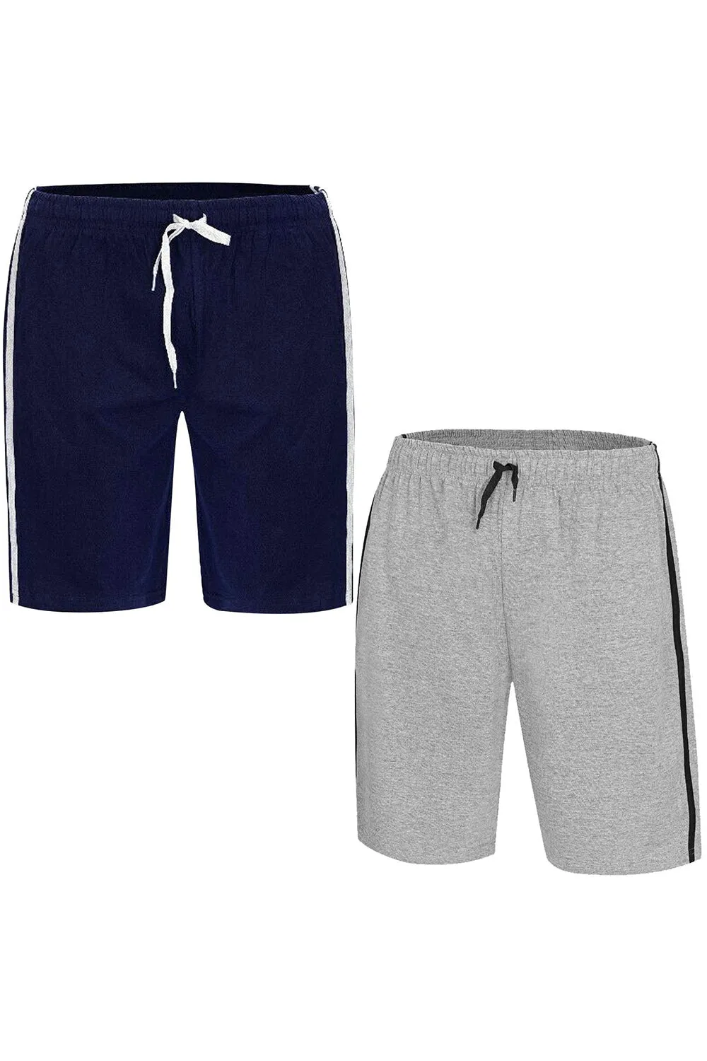 Mens Cotton Loungewear Shorts - Pack of 2