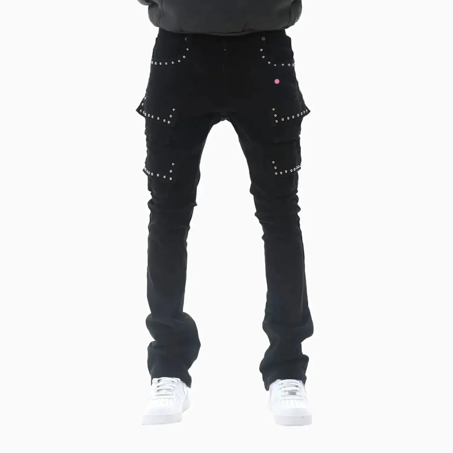 Men's Stacked Cargo Denim Pant