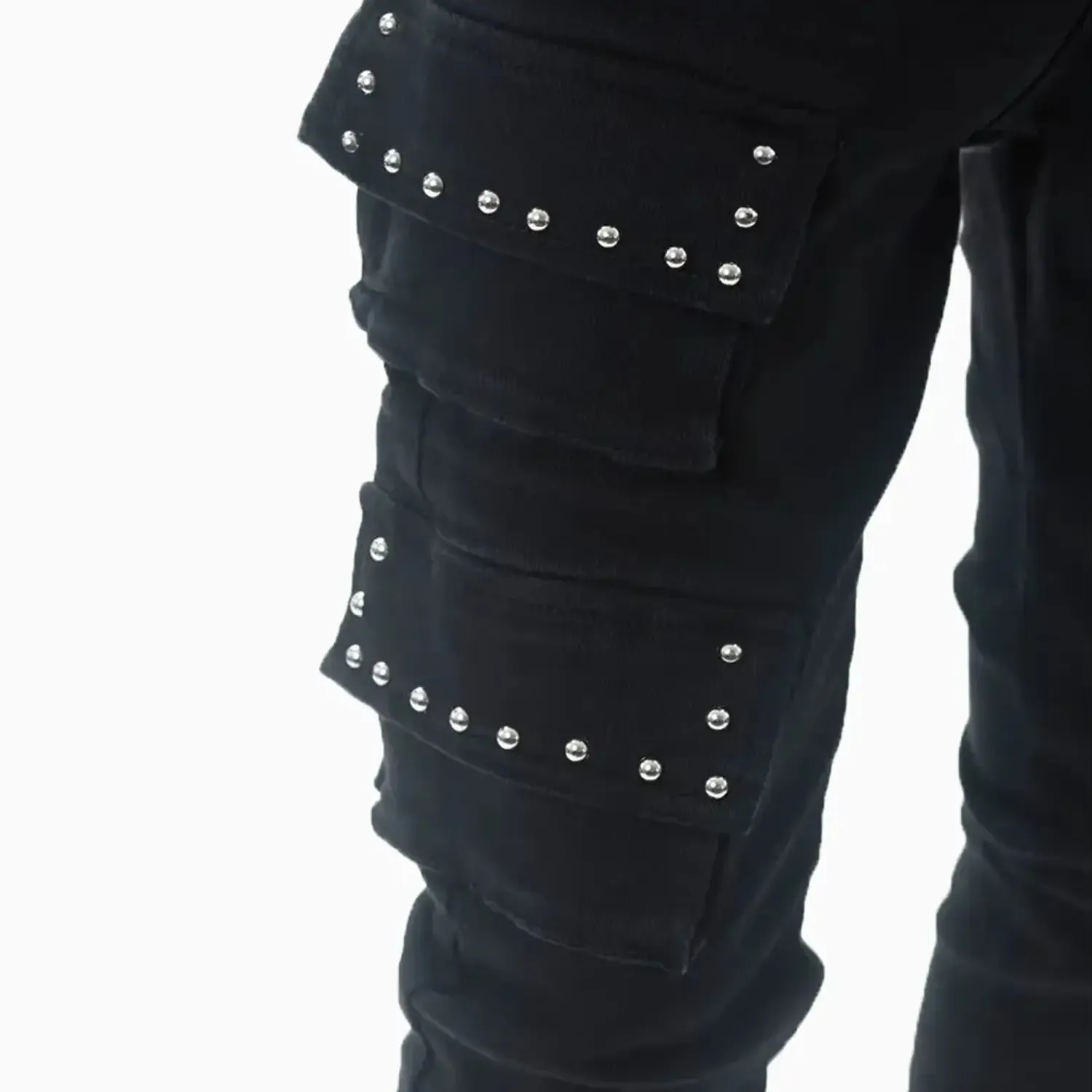 Men's Stacked Cargo Denim Pant