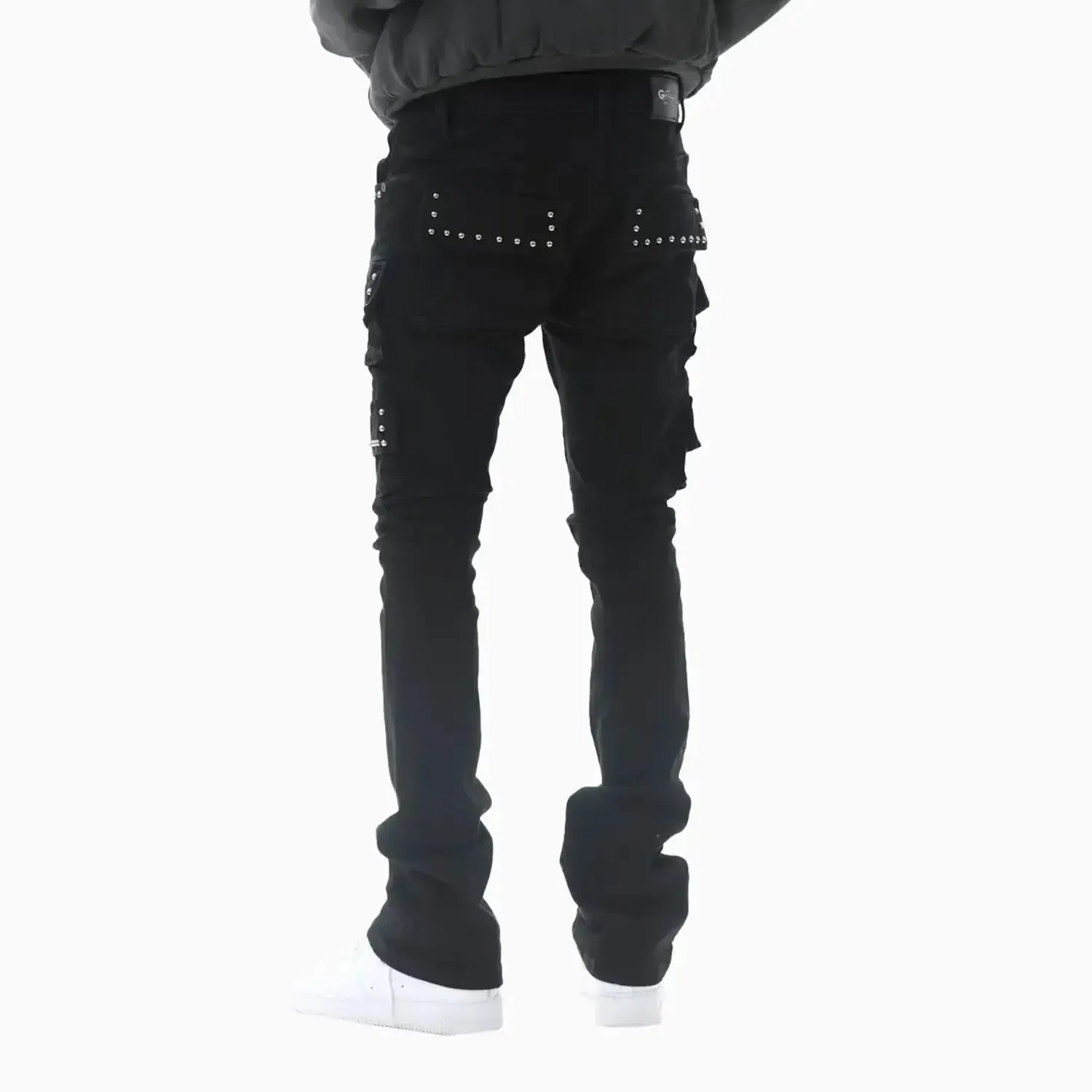 Men's Stacked Cargo Denim Pant