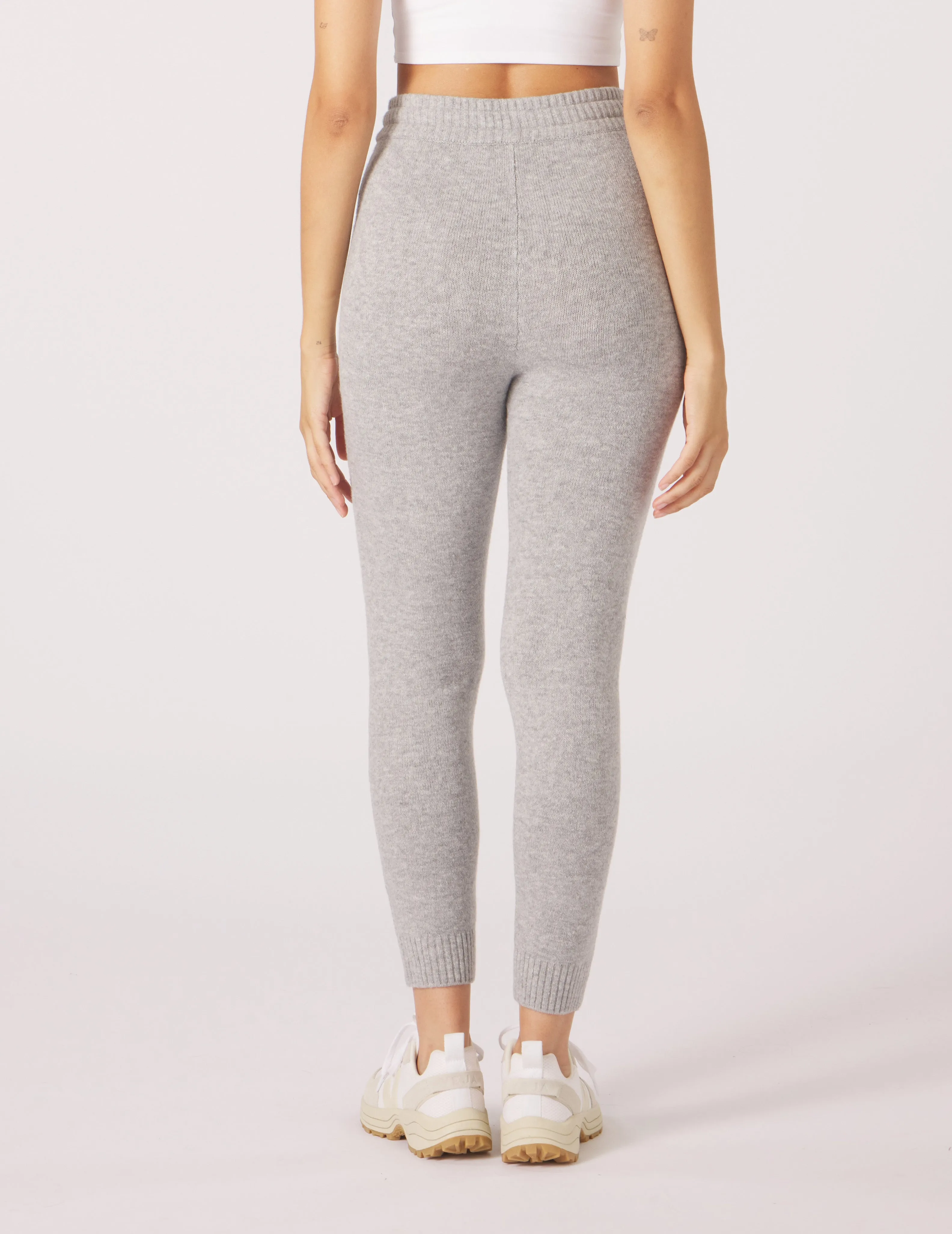 Merino Jogger: Ash Grey