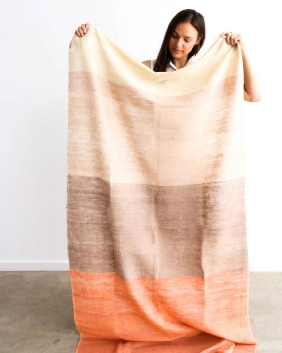 Merino Wool Throw Chestnut