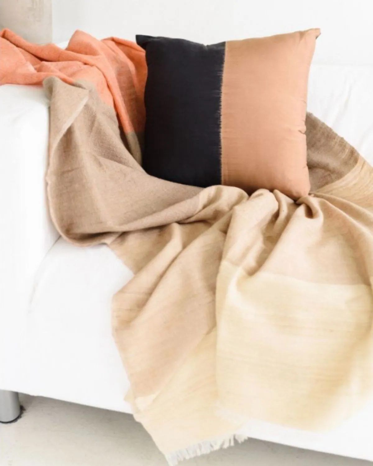 Merino Wool Throw Chestnut