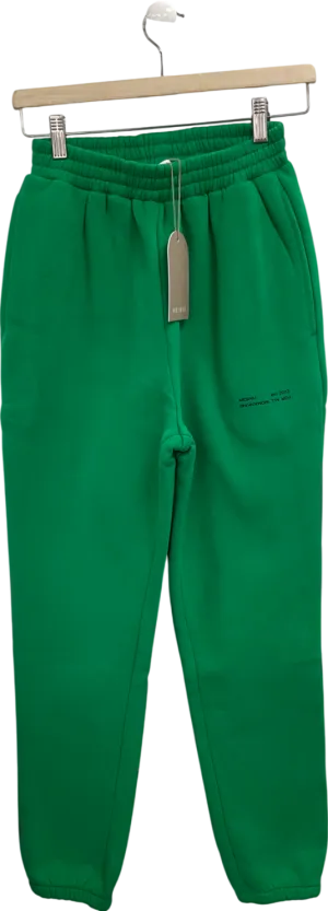 Meshki Green Camille Oversized Fleeceback Jogger UK S