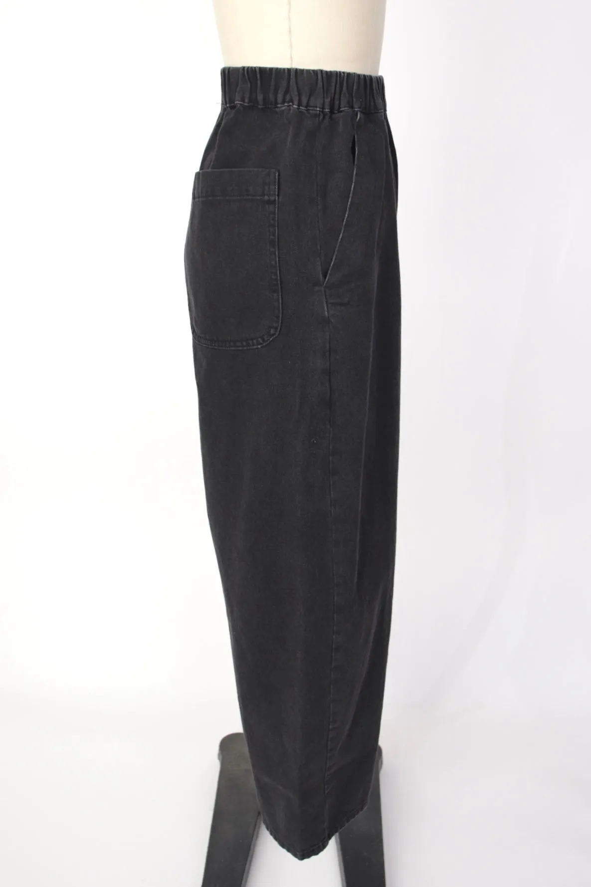 Micaela Greg Barrel Faded Denim Pants