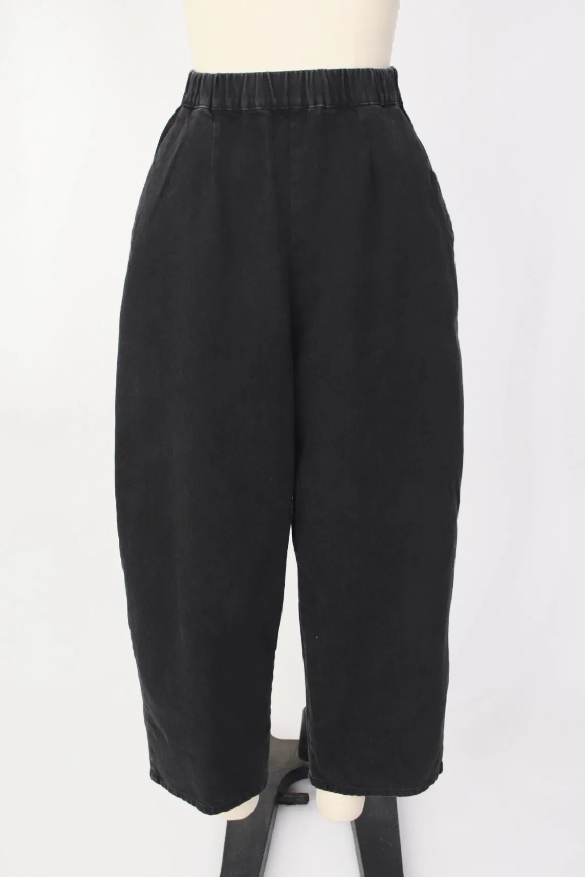 Micaela Greg Barrel Faded Denim Pants