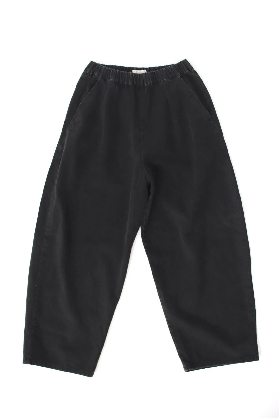 Micaela Greg Barrel Faded Denim Pants