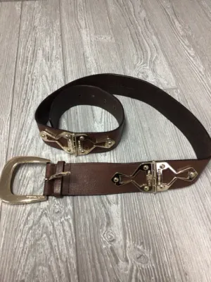 Michael Kors Brown Leather Belt