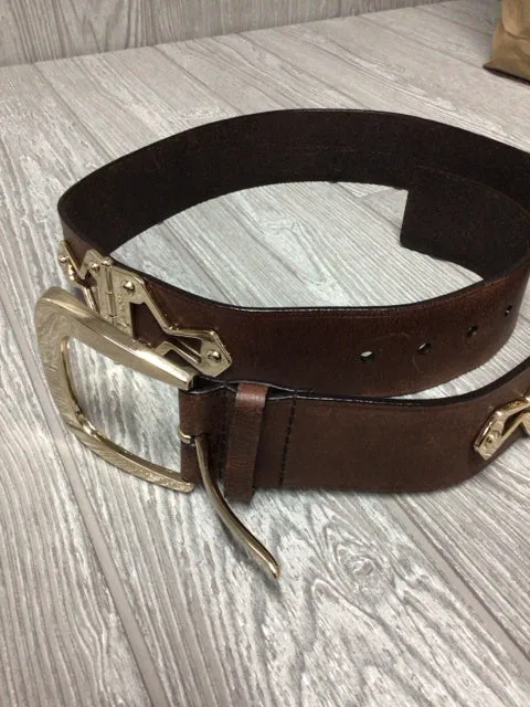 Michael Kors Brown Leather Belt